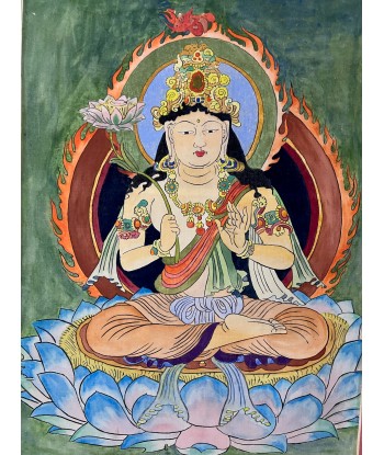 Kakejiku Le bouddha Amitābha suggérées chez