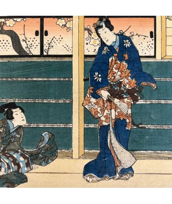 Estampe Japonaise de Kunisada | Dit du Genji Chapitre 38 50-70% off 