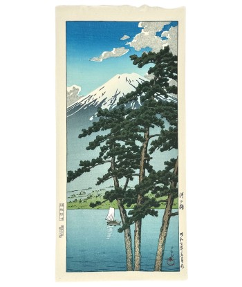 Estampe Japonaise d'Hasui Kawase | Mont Fuji et Lac Kawaguchi JUSQU'A -70%! 