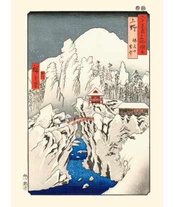 Neige au Mont Haruna de Hiroshige | Reproduction Fine-Art shop