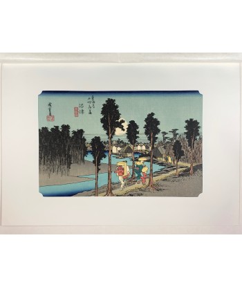 Estampe Japonaise de Hiroshige | Le Grand Tokaido n°13 Numazu pas chere