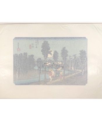 Estampe Japonaise de Hiroshige | Le Grand Tokaido n°13 Numazu pas chere