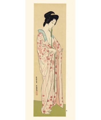 Femme en Long Sous-Vêtement de Goyo Hashiguchi | Reproduction Fine Art pas cher