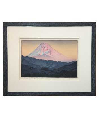 Estampe Japonaise Encadrée de Yoshida Toshi | Le Mont Fuji depuis Nagaoka le Matin france