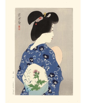 Soirée fraiche de Shinsui Ito | Reproduction Fine Art la colonne vertébrale