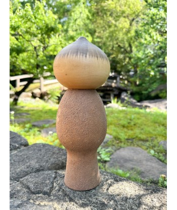 Kokeshi Créative Vintage de Watanabe Masao | Mushin kimono brun sélection de produits