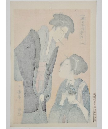 Estampe Japonaise de Utamaro Kitagawa | Courtisanes à l'Heure du Dragon 50% de réduction en Octobre 2024