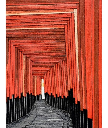 Estampe Japonaise de Teruhide Kato | Le Fushimi Inari suggérées chez