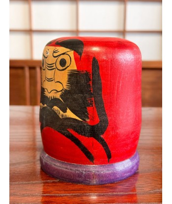 Kokeshi Daruma de Kamata Koichi sur son socle violet vente chaude votre 