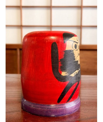 Kokeshi Daruma de Kamata Koichi sur son socle violet vente chaude votre 