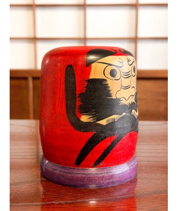 Kokeshi Daruma de Kamata Koichi sur son socle violet vente chaude votre 