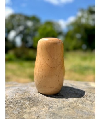 Kokeshi Daruma en bois naturel plus qu'un jeu 