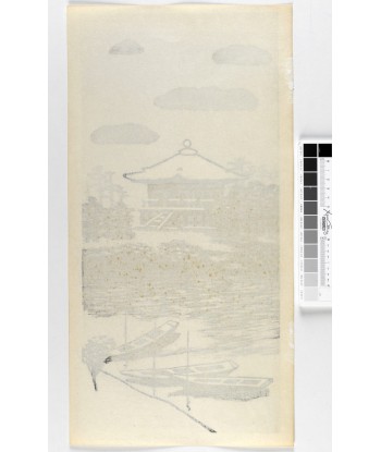 Estampe japonaise de Okuyama Gihachiro  | Matsushima, temple Godaido prix pour 