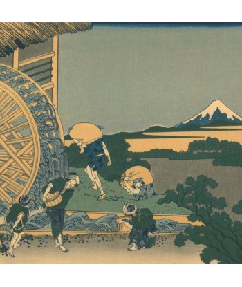 La Roue à Eau à Onden de Hokusai | Reproduction Fine Art Par le système avancé 