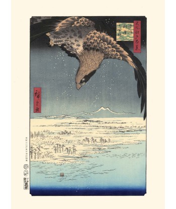 L'Aigle de Fukagawa de Hiroshige | Reproduction Fine-Art ou a consommer sur place