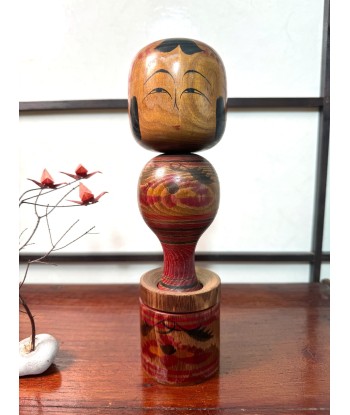 Kokeshi traditionnelle de Nagao Masayoshi | style Togatta - Yamiyo de pas cher