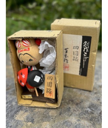 Kokeshi souvenir vintage | pèlerine de Shikoku offre 