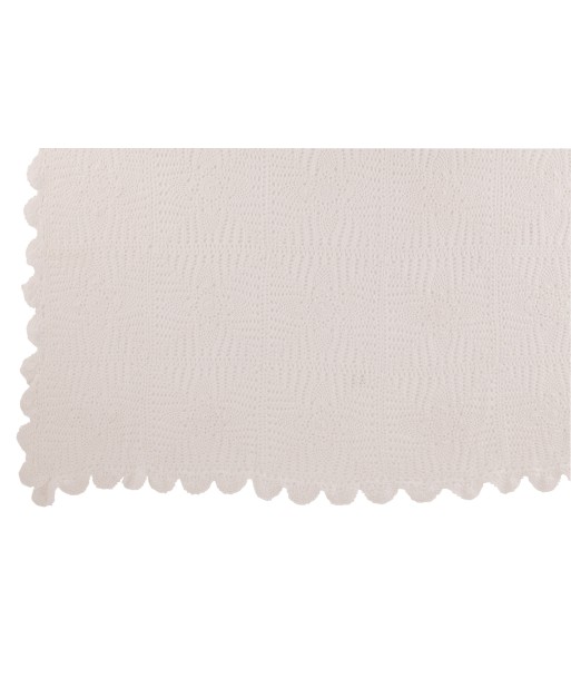 Nappe Mia Dentelles Coton Blanc prix pour 