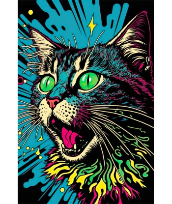 Tableau Chat Pop art votre