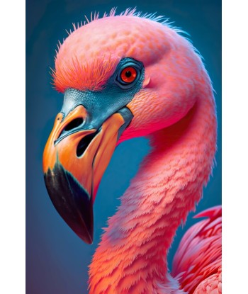 Tableau Visage Flamant Rose Découvrez la collection