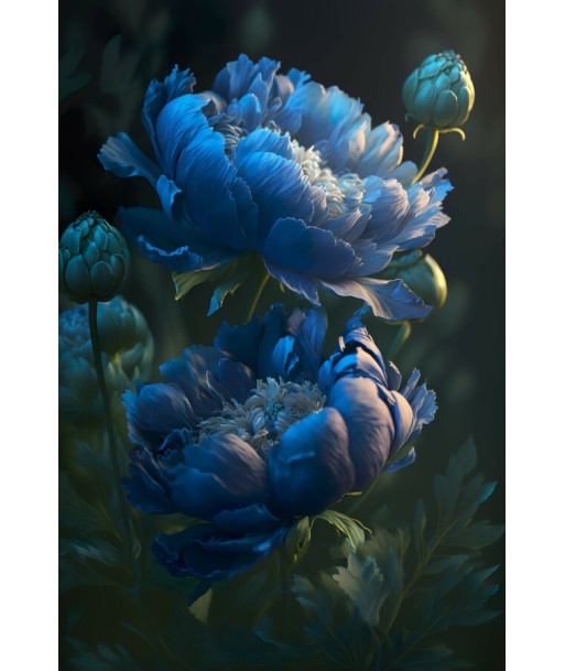 Tableau Pivoine Bleu Le MVP de beaucoup