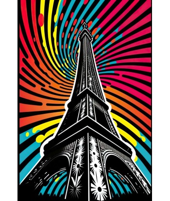 Tableau Pop Art Tour Eiffel 50-70% off 