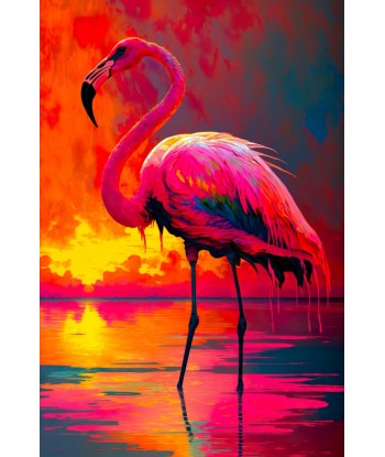 Tableau Flamant Rose Exotique Venez acheter