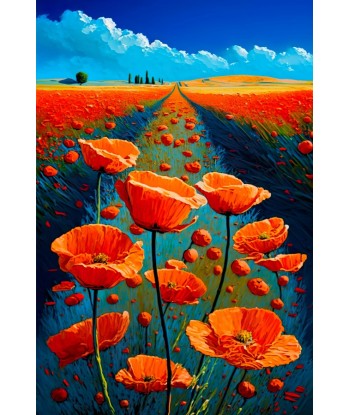 Tableau Mural Coquelicot soldes