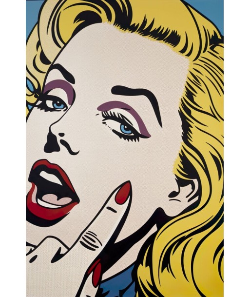 Tableau Femme Pop Art Le MVP de beaucoup