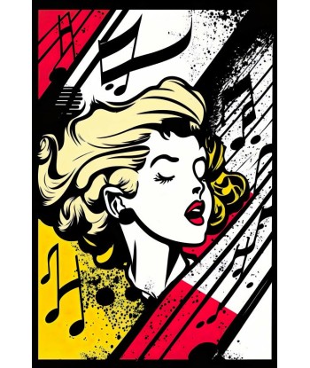 Tableau Pop Art Musique 2023