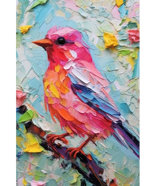 Tableau Oiseau Rose en ligne