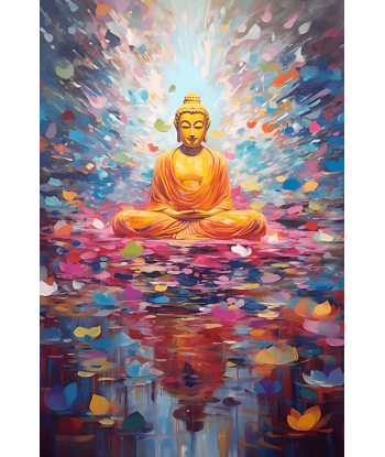 Tableau Bouddha Couleur prix