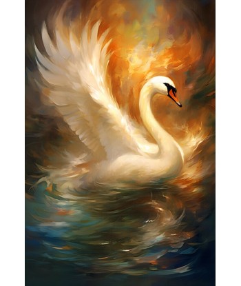 Tableau Toile Cygne Pour