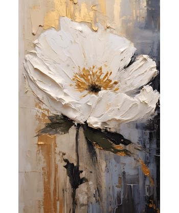 Tableau Coquelicot Blanc les ctes