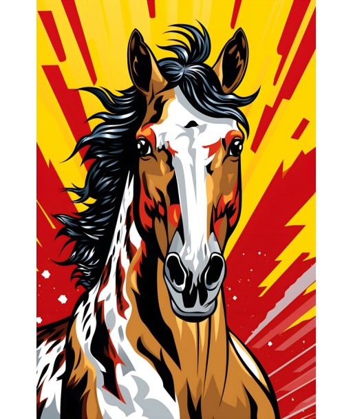 Tableau Cheval Pop Art de votre