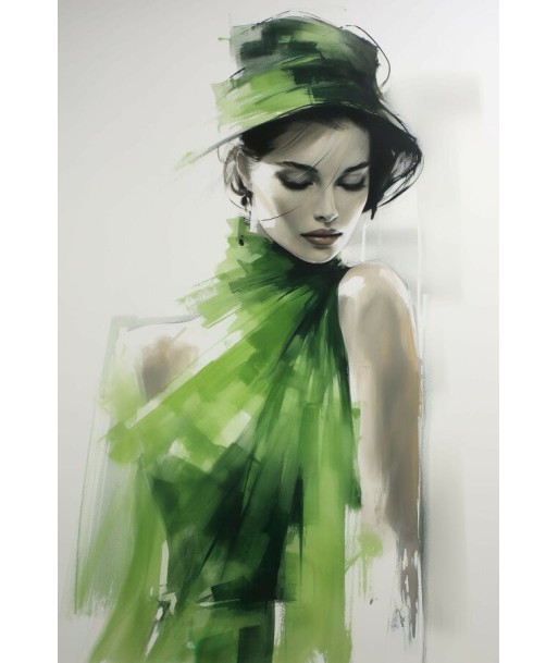 Tableau Femme Robe Verte Comment ça marche