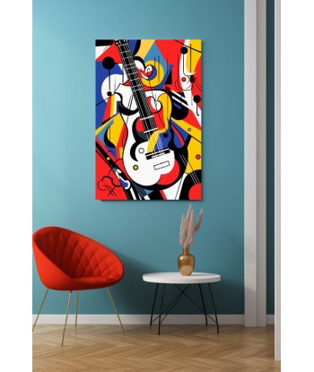 Tableau Pop Art Guitare Livraison rapide