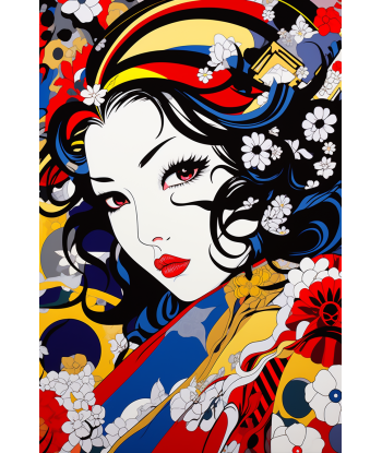 Tableau Pop Art Geisha votre restaurant rapide dans 