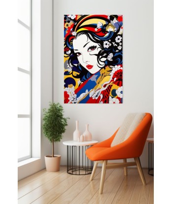 Tableau Pop Art Geisha votre restaurant rapide dans 