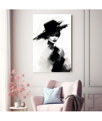 Tableau Femme Noir et Blanc chez Cornerstreet bien 