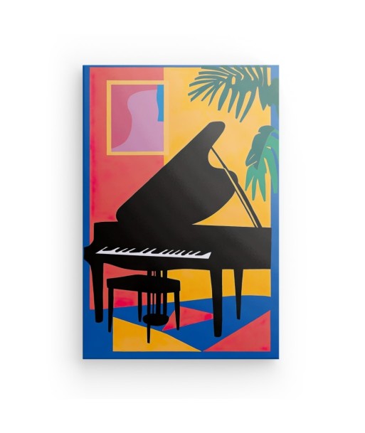 Tableau Piano Tropical Jazzy Amélioration de cerveau avec