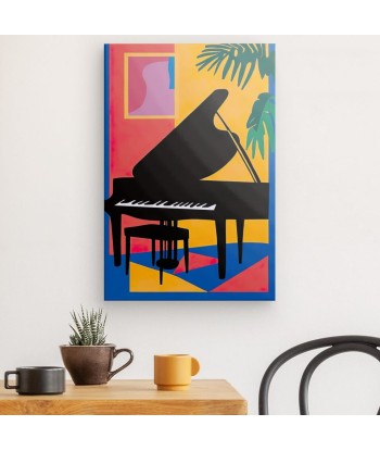 Tableau Piano Tropical Jazzy Amélioration de cerveau avec