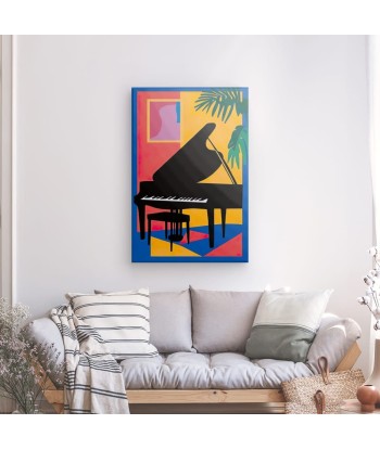 Tableau Piano Tropical Jazzy Amélioration de cerveau avec