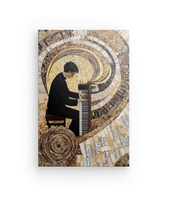 Tableau Piano Sonates Dorées ou a consommer sur place