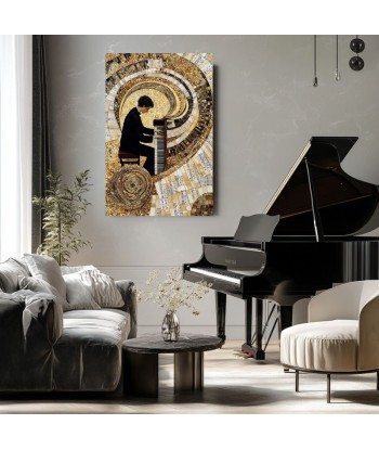 Tableau Piano Sonates Dorées ou a consommer sur place