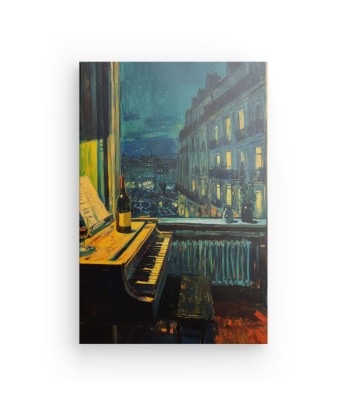 Tableau Piano Nuit Parisienne prix