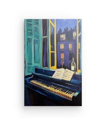 Tableau Piano Sérénade Parisienne destockage