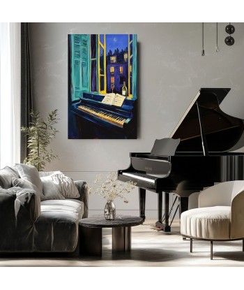 Tableau Piano Sérénade Parisienne destockage