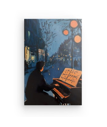 Tableau Piano Mélodie Nocturne d'une Âme Urbaine Pour