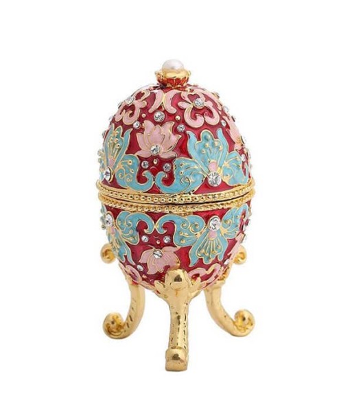 ŒUF DE FABERGÉ RUBIS PRÉCIEUX RÉPLIQUE la livraison gratuite